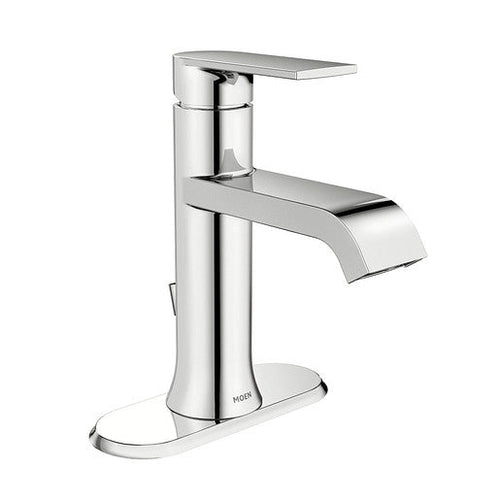 Moen Genta Chrome One-Handle Bathroom Faucet (4 Diameter)