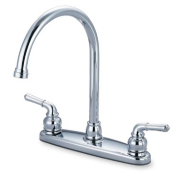 Everflow Glenford Two Handle Kitchen Faucet With Spray (Chrome | BGL-G11C)