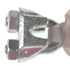 Campbell 1/4 Wire Rope Clip, Electro-Galvanized