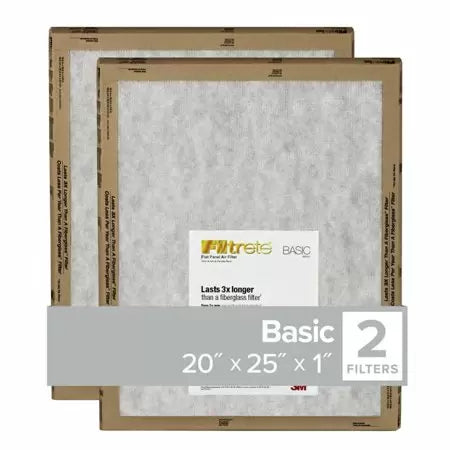 Filtrete™ Basic Air Filters 20 x 25 x 1