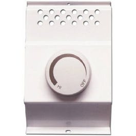 Baseboard Thermostat, Double Pole, White