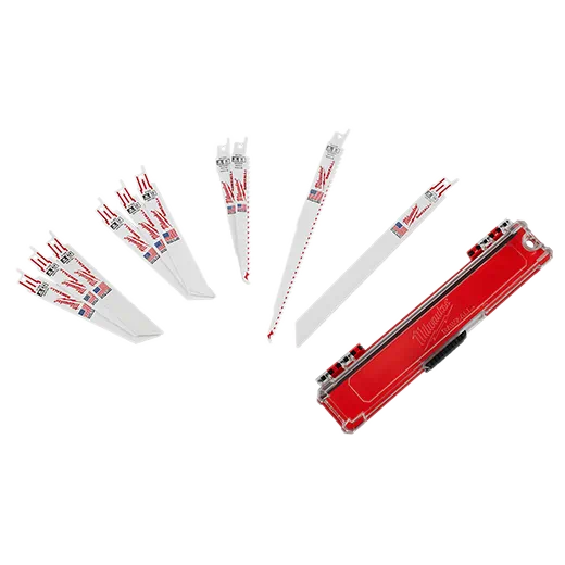 Milwaukee SAWZALL® General Purpose 10pc Blade Set 0.75 in. W x 6 and 9 in. L (0.75