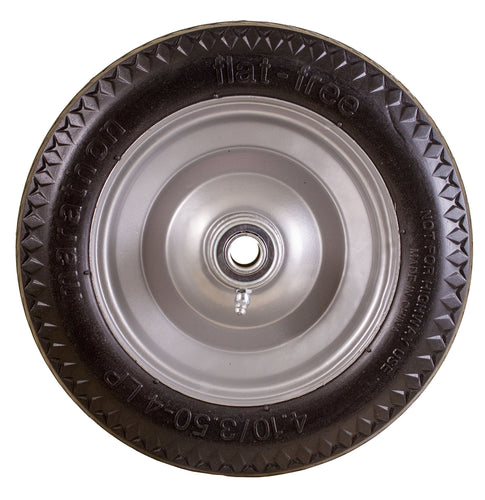 Marathon Industries 4.10/3.50-4 Flat Free Tire