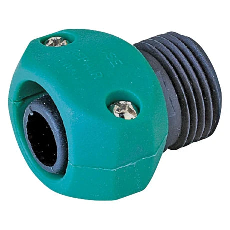 Landscapers Select GC5313L Hose Coupling Male Plastic (5/8 to 3/4, Green and Black)