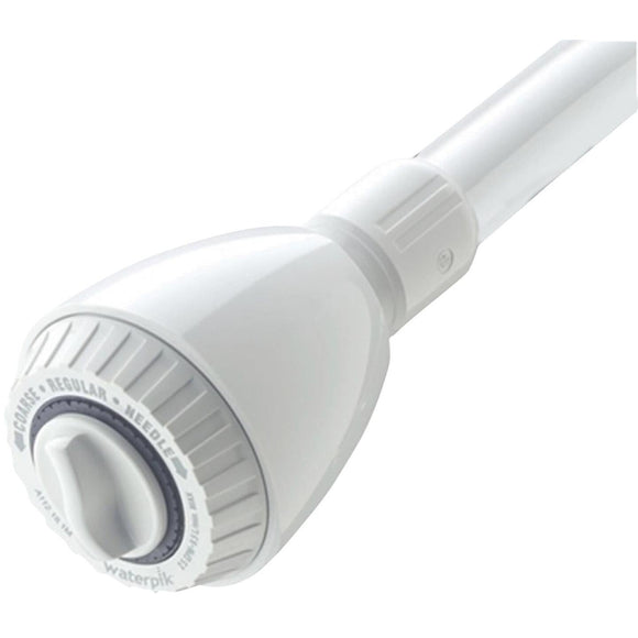 Waterpik Watersaver 1-Spray 1.6 GPM Fixed Showerhead, White