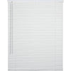 Home Impressions 54 In. x 64 In. x 1 In. White Vinyl Light Filtering Cordless Mini Blind