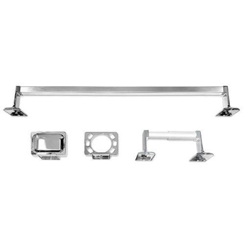 Plumb Tech 4 Pieces Bathware Set with Soap Dish