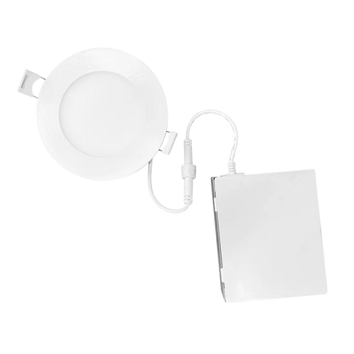 Luxrite 4 Mini Panel Round 5CCT Smooth Canless Wafer Spotlight