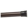 Shower Tension Rod, Adjustable, Oil-Rubbed Bronze, 42 to 72-In.