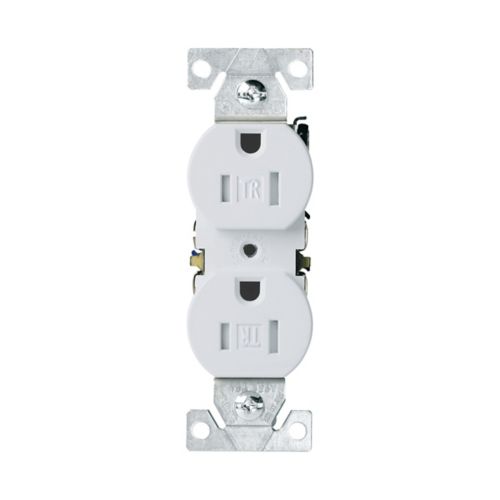 Eaton Residential Grade Duplex Receptacle TR270W