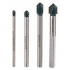 Glass & Tile Drill Bit Set, 4-Pc.