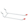 Pegboard Hooks, Double, Zinc-Plated, 2-Pk.