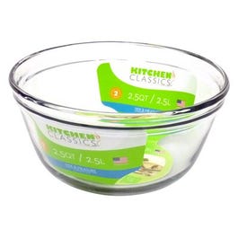 Mixing Bowl, Tempered Glass, 2.5-Qt.