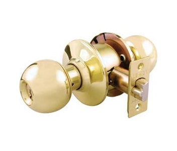 Guard Security Vestibule Clamshell  Polished Brass