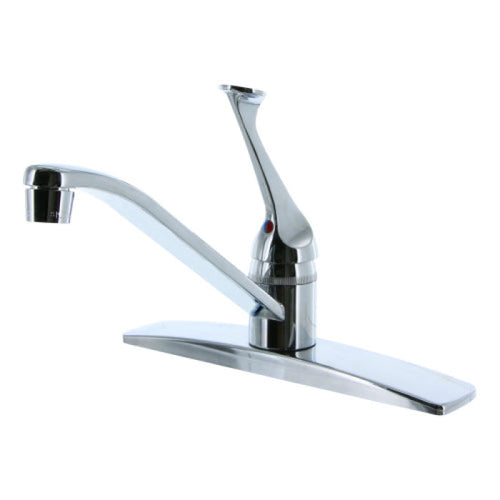 H2 Brands Aqua Plumb Single Lever 3-Hole Kitchen Faucet w/ Deck