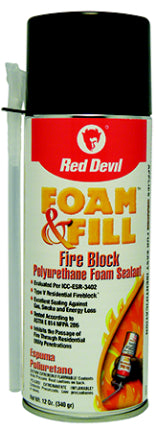 FIRE BLOCK 12 OZ FOAM AND FILL