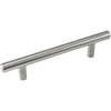 Laurey 3-3/4 In. Brushed Satin Nickel Builders Steel Plated T-Bar Pull