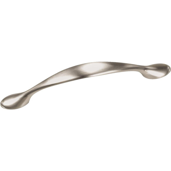 Laurey Satin Nickel Delano 3-3/4 In. Cabinet Pull