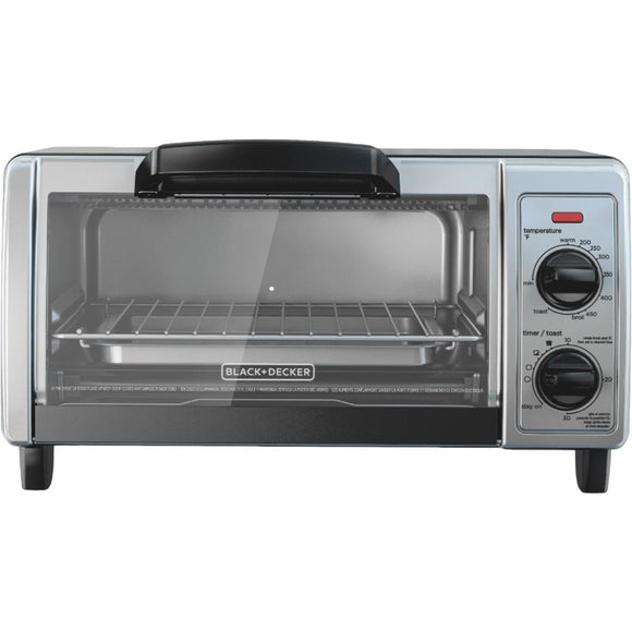 Black & Decker 4-Slice Stainless Steel Toaster Oven