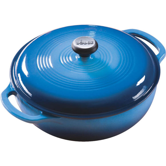 Lodge 3 Qt. Dutch Oven, Blue