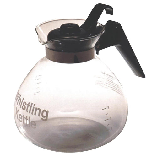 Medelco 3 Qt. Glass Stovetop Stove Top Tea Kettle