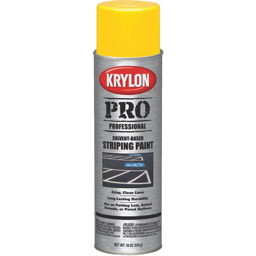 Krylon Highway Yellow 18 Oz. Professional Striping Paint