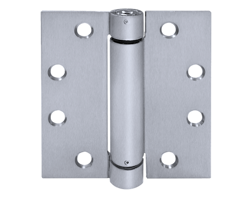 Tell Manufacturing Adjustable Tension Spring Hinge With Square Corners, Stainless Steel, 4.5 X 4.5