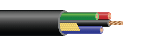 Southwire Cat 5e Data Cable, 1000', Black